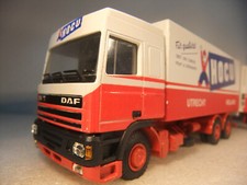 1:50 Lion Toys - DAF 95 Box Lorry & Trailer - HOCU - VGC Boxed