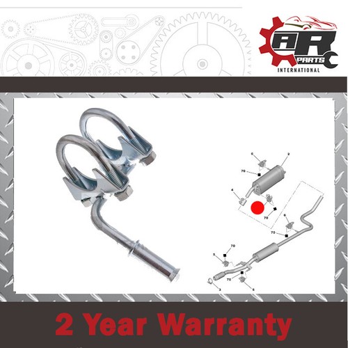Exhaust backbox repair hanger - backbox,
