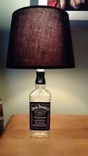 Jack Daniel's Bottle Table Lamp Upcycled Unusual christmas gift Without shade