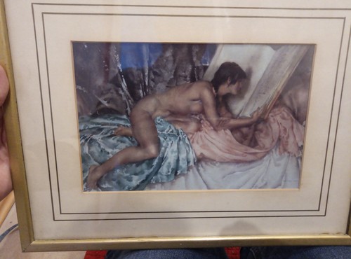 Russell flint janelle framed - russell, 'janelle'