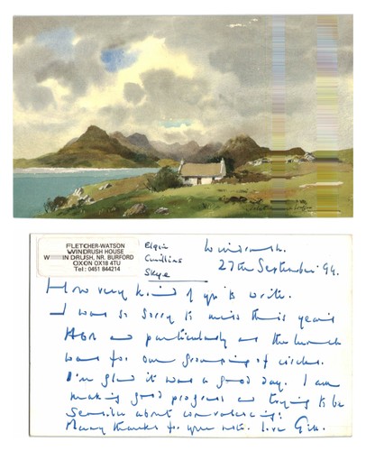 Vintage postcard highland - vintage,