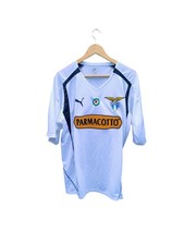 🇮🇹 Lazio Football Shirt 2004/05 Away Puma Size XL Men's Vintage Jersey Serie A