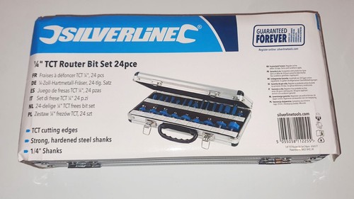 Silverline tct router bit - silverline, 1/4"