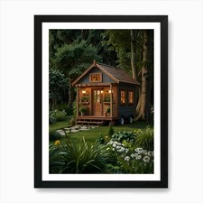 Tiny House In The Woods 1 Art