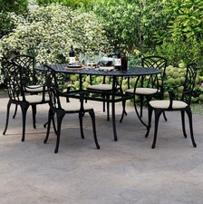 Garden Cast Aluminium Stamford 7 Piece Furniture Set - grade B return RRP £499