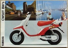 YAMAHA CW50T BW's Scooter Sales Brochure 1990-91 Ref LIT-3MC-0107115-90E/91E