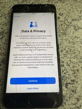 iPhone 6s Plus 32GB Unlocked Silver. Cracked Screen