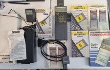 RETRO PSION ORGANISER II MODEL XP WITH LOTS OF ACCESSORIES