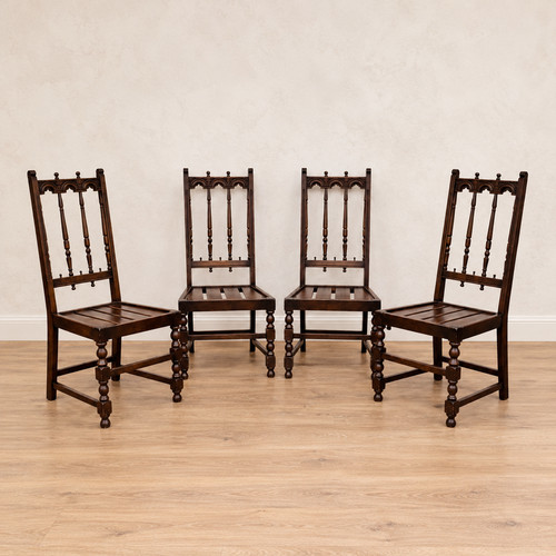 Ercol set dark wood - set, of