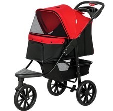 Folding 3 Wheel Pet Stroller