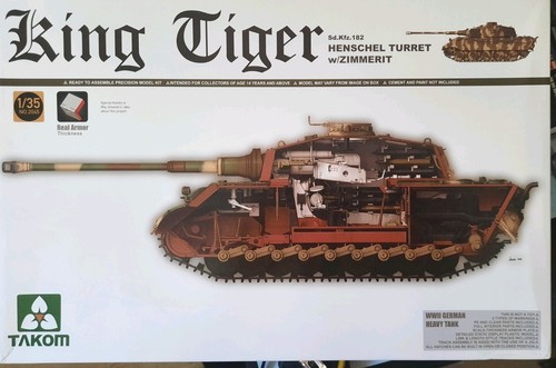 Takom king tiger tank 2046 - king,