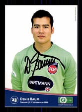Denis Baum autograph card 1 FC