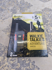 Cobra AM255 Radio with LCD Display, 8 Memory Channels, Rechargeable USB Charging