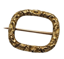 Antique Georgian C. 1830  15ct Gold  Brooch