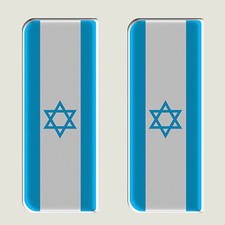 2x Israel Full Flag - Gel