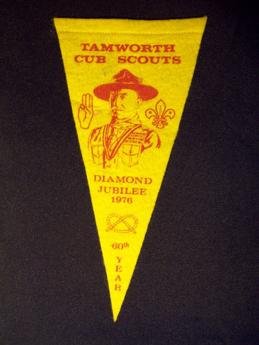 Vintage boy scouts pennant - vintage,