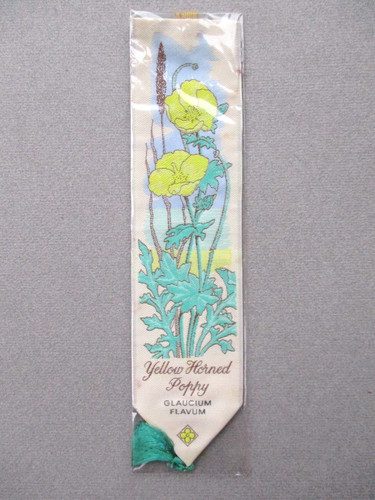 Cash silk bookmark yellow - silk,