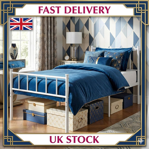 3ft single metal bed - single,