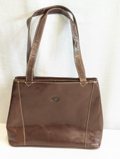 Lloyd Baker London Brown Leather Shoulder Bag 13.5 x 11"