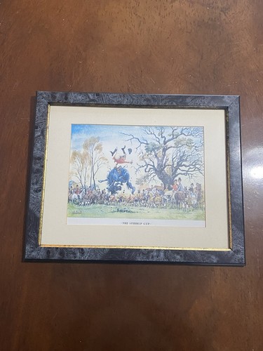 Framed print the - print, stirrup