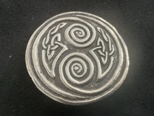 IONA Silver Brooch (PIn Missing) Signed I M C For Ian McCormick - 38mm