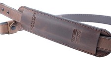 Leather air rifle sling brown