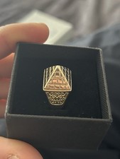 9ct Gold Pyramid Ring
