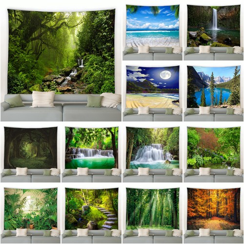 Large jungle waterfall - 3d,