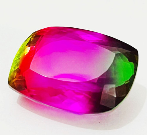 Color watermelon tourmaline - bi-color,