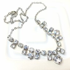 Vintage rhinestone necklace - vintage,