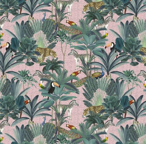100 cotton fabric toucan - 100%,