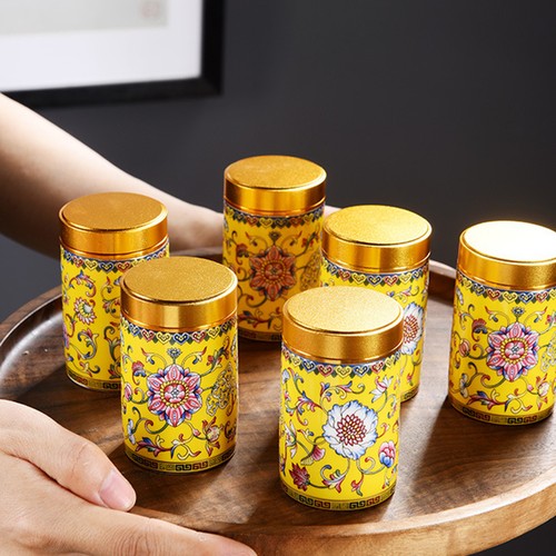 Porcelain jar decorative - porcelain,