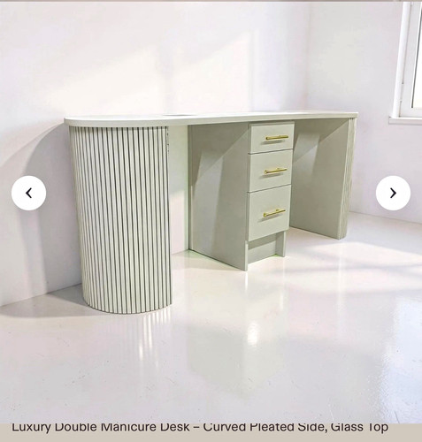 Double manicure desk - double,