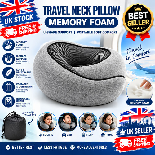 Travel neck pillow memory - neck,