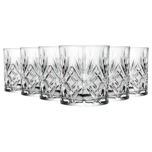 Crystal melodia whisky glasses - crystal,