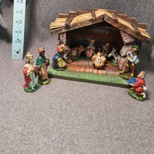 Vintage Italian Nativity 11Pc
