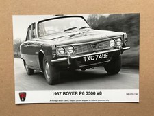1967 Rover P6 3500 V8 Press Photograph 