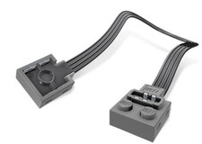 LEGO 60656 dbg Electric Power Functions Extension one Light Bluish Gray End 20cm