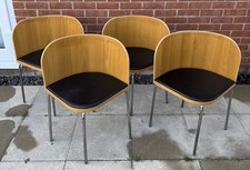 Vintage IKEA Fusion Light Wood Chairs X4 – Iconic Design by Sandra Kragnert