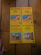 RUPERT  BEAR  Little Library Books Vintage 1970s Woolworths Job Lot 4 