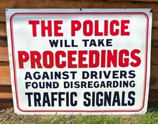 Antique Bus Depot Enamel Sign. 1929 Midland Red.