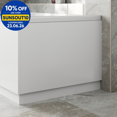 Modern bathroom 750mm end bath - bathroom,