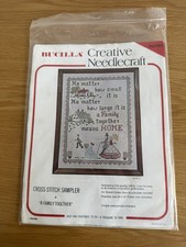 BUCILLA Cross Stitch Sampler A