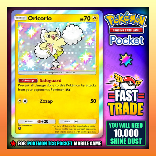 Pokemon tcg pocket oricorio - tcg,