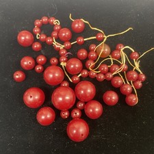 Bakelite Cherry Amber Beads