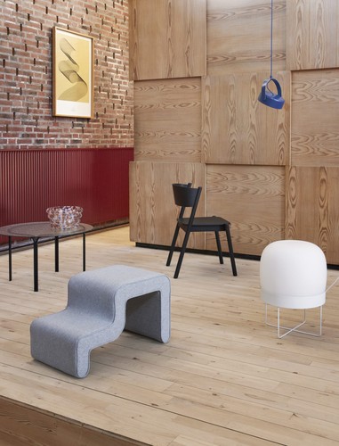 Hubsch orbit textured glass - textured,
