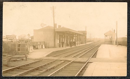 Chelford railway station lnwr - railway,