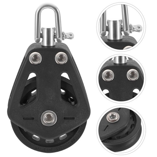 Single swivel pulley - single,
