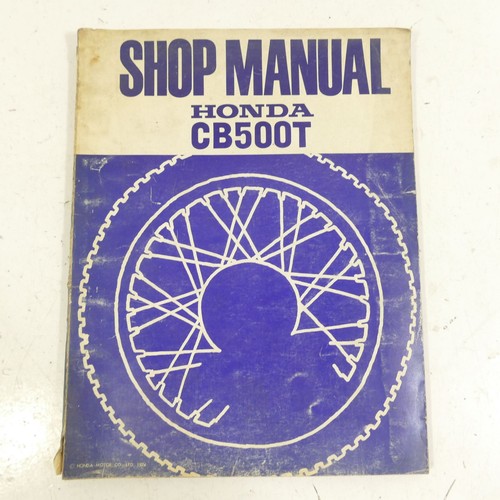 Honda 500 workshop - workshop, manual