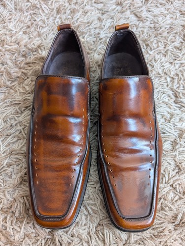 Italian leather slip - leather, on